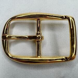 Vintage Gold Tone Simple Basic Belt Buckle for up to 1 Inch Belt